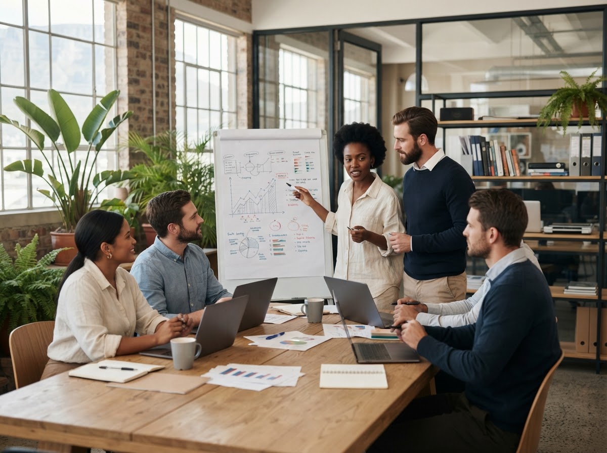 Vind meer uit analytical workspace used for reviewing long-term investment data